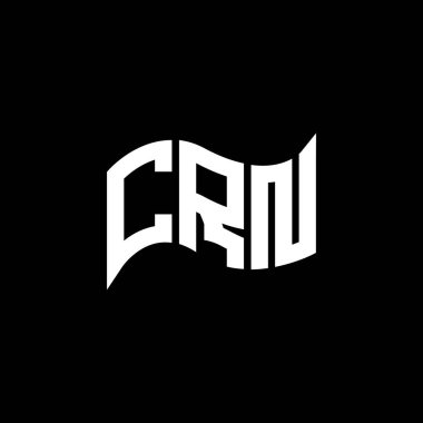 CRN logo tasarımı, CRN basit ve modern logo. CRN lüks alfabe tasarımı  