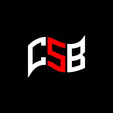 CSB logo tasarımı, CSB basit ve modern logo. CSB lüks alfabe tasarımı  