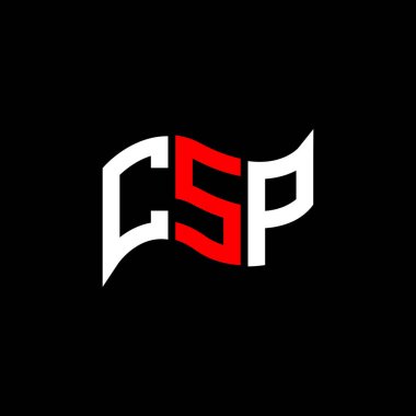 CSP logo tasarımı, CSP basit ve modern logo. CSP lüks alfabe tasarımı  