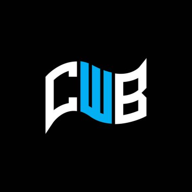 CWB logo tasarımı, CWB basit ve modern logo. CWB lüks alfabe tasarımı  