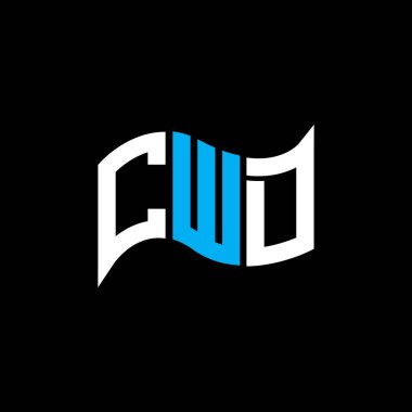CWD logo tasarımı, CWD basit ve modern logo. CWD lüks alfabe tasarımı  