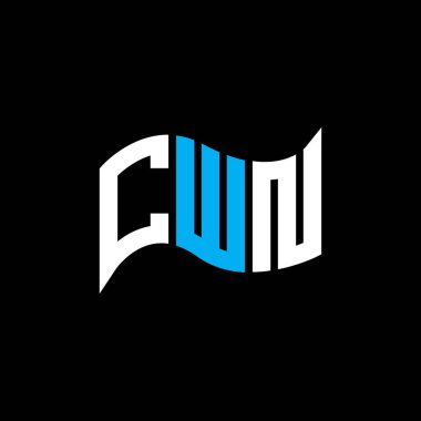 CWN logo tasarımı, CWN basit ve modern logo. CWN lüks alfabe tasarımı  