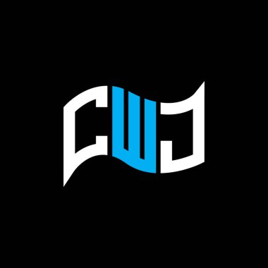 CWJ logo tasarımı, CWJ basit ve modern logo. CWJ lüks alfabe tasarımı  