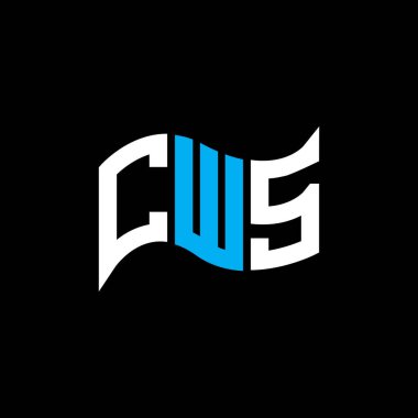 CWS logo tasarımı, CWS basit ve modern logo. CWS lüks alfabe tasarımı  