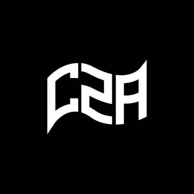 CZA logo tasarımı, CZA basit ve modern logo. CZA lüks alfabe tasarımı  