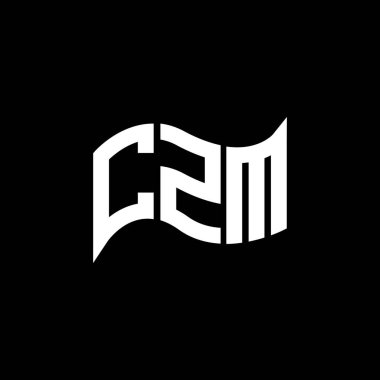 CZM logo tasarımı, CZM basit ve modern logo. CZM lüks alfabe tasarımı  