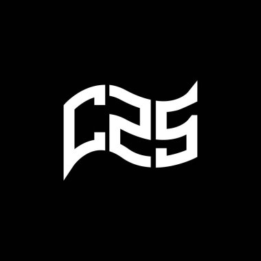 CZS logo tasarımı, CZS basit ve modern logo. CZS lüks alfabe tasarımı  