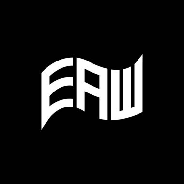 EAW logo tasarımı, EAW basit ve modern logo. EAW lüks alfabe tasarımı  