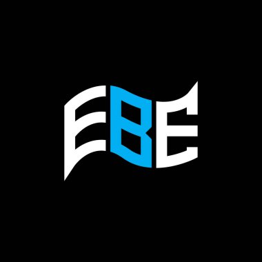 EBE logo tasarımı, EBE basit ve modern logo. EBE lüks alfabe tasarımı  