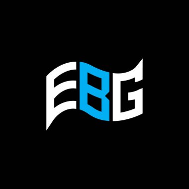 EBG logo tasarımı, EBG basit ve modern logo. EBG lüks alfabe tasarımı  