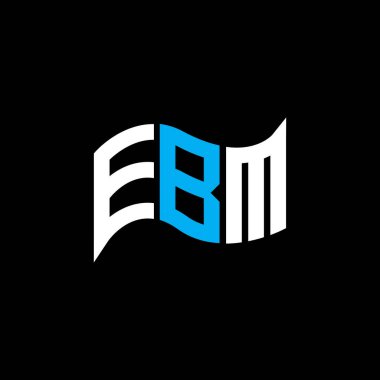 EBM logo tasarımı, EBM basit ve modern logo. EBM lüks alfabe tasarımı  