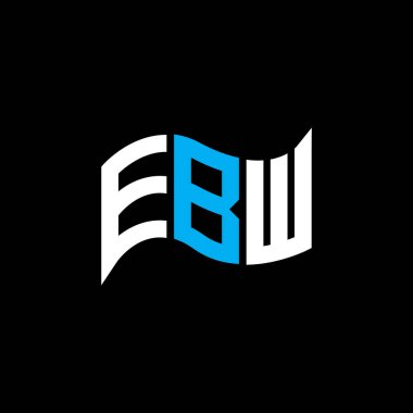 EBW logo tasarımı, EBW basit ve modern logo. EBW lüks alfabe tasarımı  