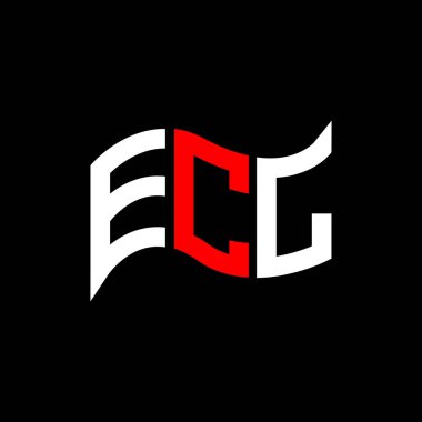 ECL logo tasarımı, ECL basit ve modern logo. ECL lüks alfabe tasarımı  