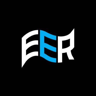 EER logo tasarımı, EER basit ve modern logo. EER Lüks alfabe tasarımı  