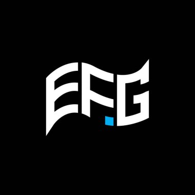 EFG logo tasarımı, EFG basit ve modern logo. EFG lüks alfabe tasarımı  