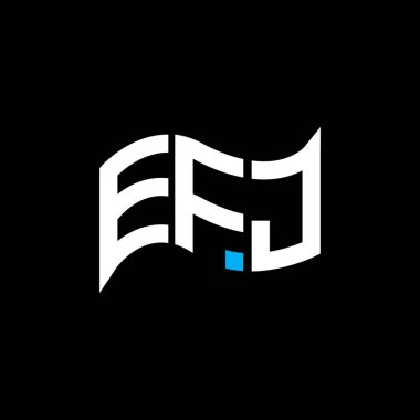 EFJ logo tasarımı, EFJ basit ve modern logo. EFJ lüks alfabe tasarımı  