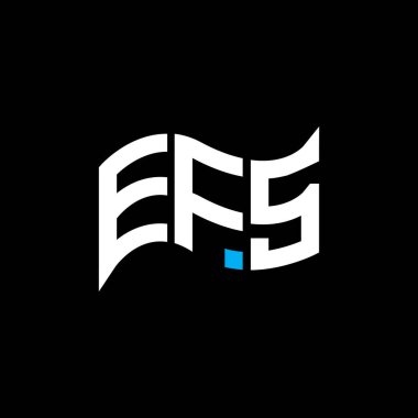 EFS logo tasarımı, basit ve modern EFS logosu. EFS lüks alfabe tasarımı  