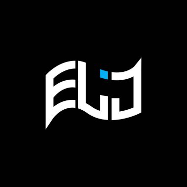 ELJ logo tasarımı, ELJ basit ve modern logo. ELJ lüks alfabe tasarımı  