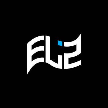 ELZ logo tasarımı, ELZ basit ve modern logo. ELZ lüks alfabe tasarımı  