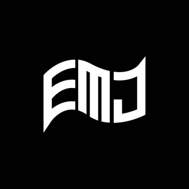 EMJ logo tasarımı, EMJ basit ve modern logo. EMJ lüks alfabe tasarımı  