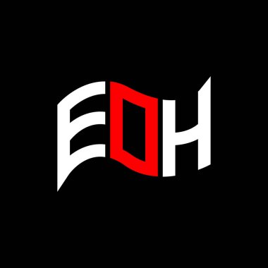 EOH logo tasarımı, EOH basit ve modern logo. EOH lüks alfabe tasarımı  