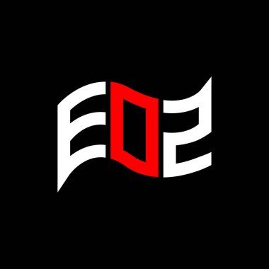 EOZ logo tasarımı, EOZ basit ve modern logo. EOZ lüks alfabe tasarımı  