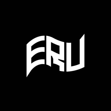 ERU logo tasarımı, ERU basit ve modern logo. ERU lüks alfabe dizaynı  