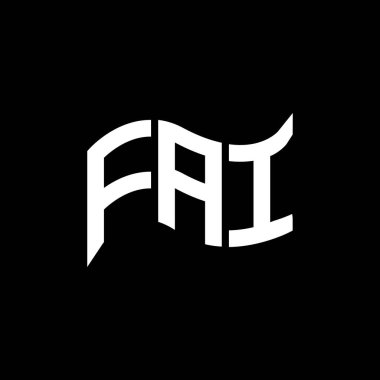 FAI logo tasarımı, FAI basit ve modern logo. FAI lüks alfabe tasarımı  
