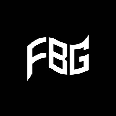 FBG logo tasarımı, FBG basit ve modern logo. FBG lüks alfabe tasarımı  