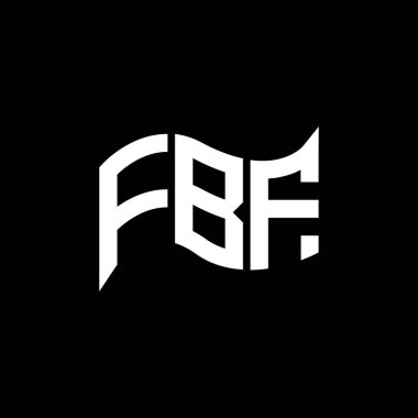 FBF logo tasarımı, FBF basit ve modern logo. FBF lüks alfabe tasarımı  