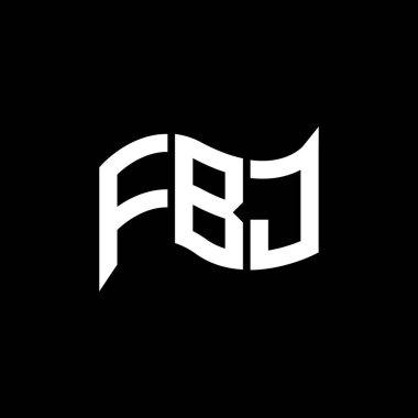 FBJ logo tasarımı, FBJ basit ve modern logo. FBJ lüks alfabe tasarımı  