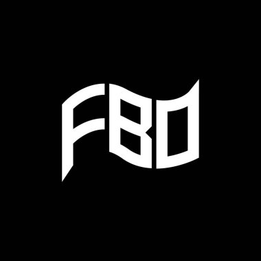 FBO logo tasarımı, FBO basit ve modern logo. FBO lüks alfabe tasarımı  