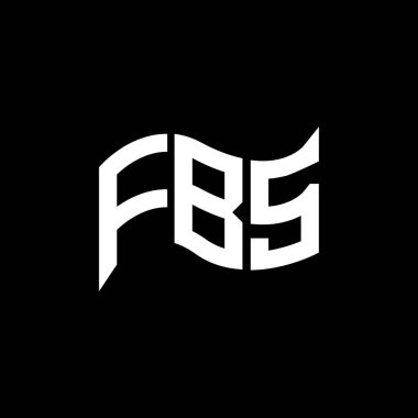 FBS logo design, FBS simple and modern logo. FBS luxurious alphabet design   clipart