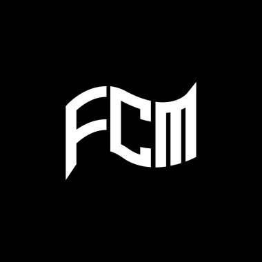 FCM logo tasarımı, FCM basit ve modern logo. FCM lüks alfabe tasarımı  