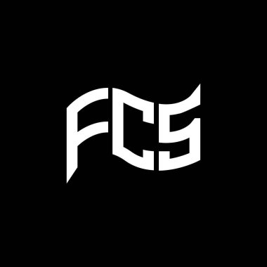 FCS logo tasarımı, FCS basit ve modern logo. FCS lüks alfabe tasarımı  