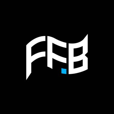 FFB logo tasarımı, FFB basit ve modern logo. FFB lüks alfabe tasarımı  