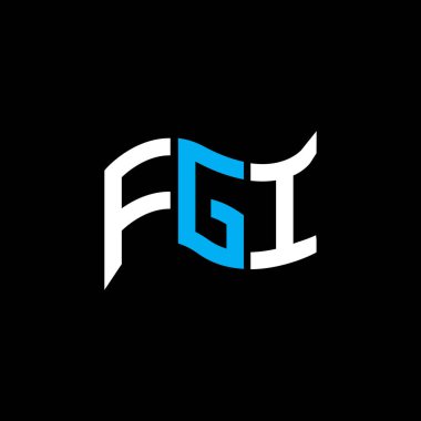 FGI logo tasarımı, FGI basit ve modern logo. FGI lüks alfabe tasarımı  