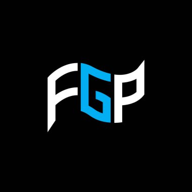 FGP logo tasarımı, FGP basit ve modern logo. FGP lüks alfabe tasarımı  