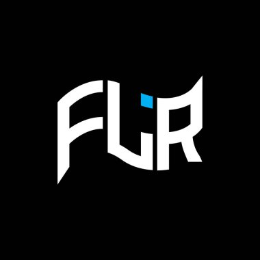 FLR logo tasarımı, FLR basit ve modern logo. FLR lüks alfabe tasarımı  