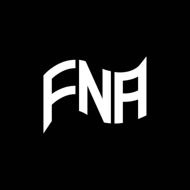 FNA logo tasarımı, FNA basit ve modern logo. FNA lüks alfabe tasarımı  