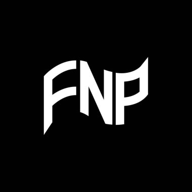 FNP logo tasarımı, FNP basit ve modern logo. FNP lüks alfabe tasarımı  