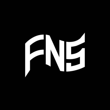 FNS logo tasarımı, FNS basit ve modern logo. FNS lüks alfabe tasarımı  