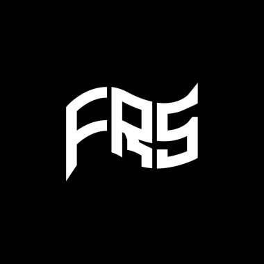 FRS logo tasarımı, FRS basit ve modern logo. FRS lüks alfabe tasarımı  