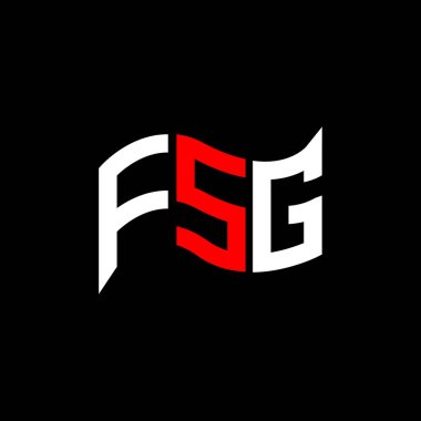 FSG logo tasarımı, FSG basit ve modern logo. FSG lüks alfabe tasarımı  