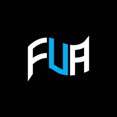 FUA logo design, FUA simple and modern logo. FUA luxurious alphabet design   clipart