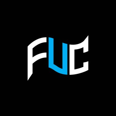 FUC logo tasarımı, FUC basit ve modern logo. FUC lüks alfabe tasarımı  