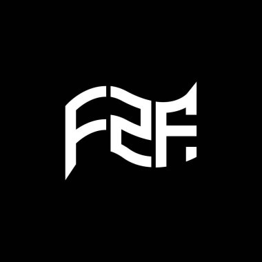 FZF logo tasarımı, FZF basit ve modern logo. FZF lüks alfabe tasarımı  