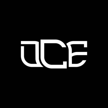 DCE logo tasarımı, DCE basit ve modern logosu. DCE lüks alfabe tasarımı  