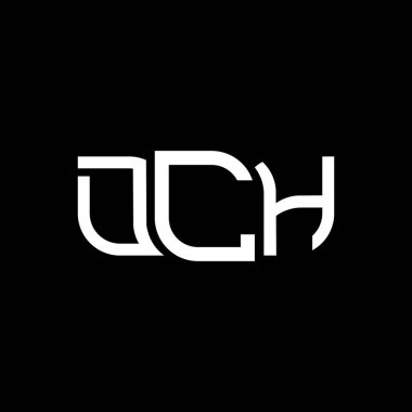 DCH logo tasarımı, DCH basit ve modern logo. DCH lüks alfabe tasarımı  