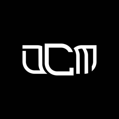 DCM logo tasarımı, DCM basit ve modern logo. DCM lüks alfabe tasarımı  